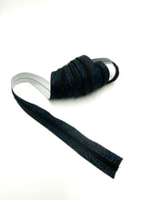 Load image into Gallery viewer, Black Leopard nylon Zipper Tape
