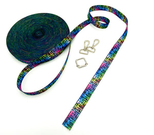 Rainbow etch 1 inch Webbing