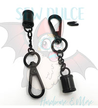 Load image into Gallery viewer, Tassel cap with Snap Hook key chain 2pk
