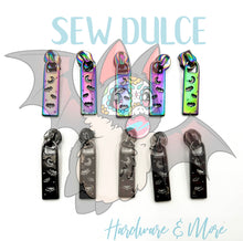 Load image into Gallery viewer, Midnight Bats Zipper Pulls
